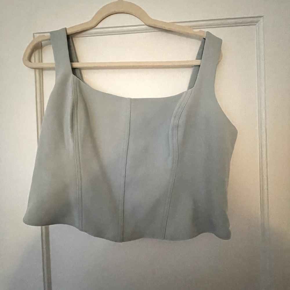 Abercrombie & Fitch Blue Corset Top